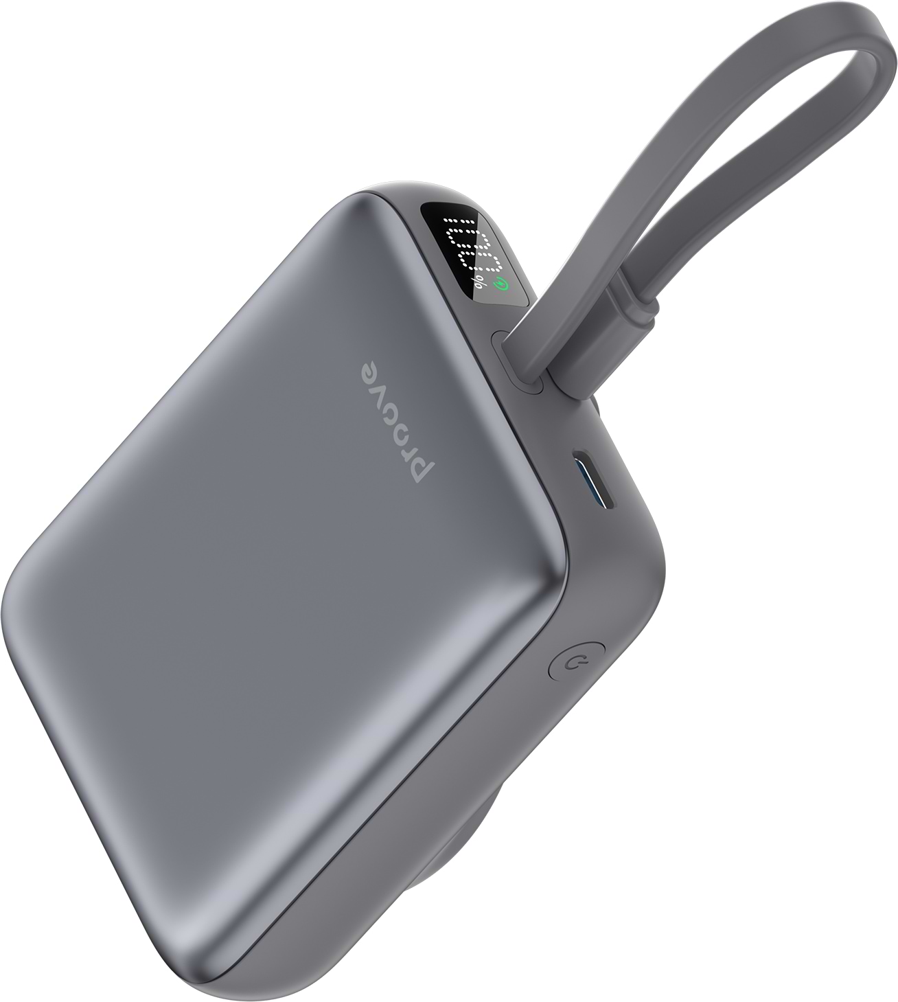 Батарея мобильная Proove Neutron 22.5W 10000mAh gray (PBNE22022203)